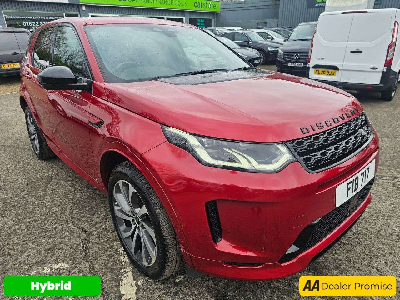 A 2021 LAND ROVER DISCOVERY SPORT Red 1.5 P300e R-Dynamic HSE PHEV SUV, 78,707 miles, ULEZ, Automatic 4WD, Sa A 2021 LAND ROVER DISCOVERY SPORT Red 1.5 P300e R-Dynamic HSE PHEV SUV, 78,707 miles, ULEZ, Automatic 4WD, Sa