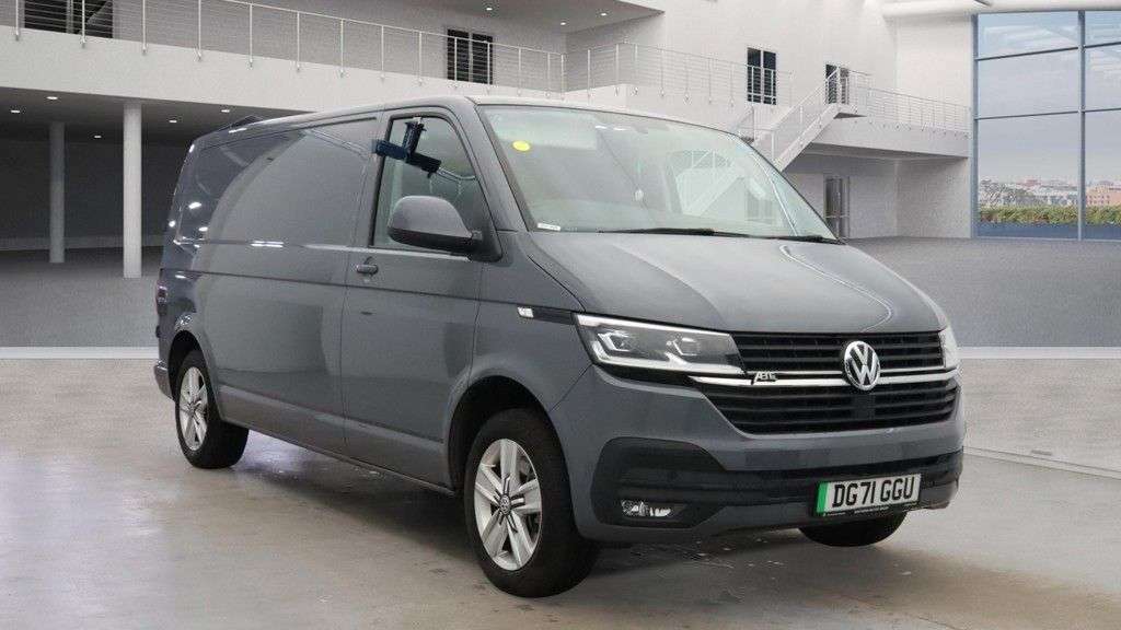 A 2021 VOLKSWAGEN E-TRANSPORTER Grey E 110 37.3kWh electric panel van, 10,600 miles, Automatic, A/C, 6.5in A 2021 VOLKSWAGEN E-TRANSPORTER Grey E 110 37.3kWh electric panel van, 10,600 miles, Automatic, A/C, 6.5in