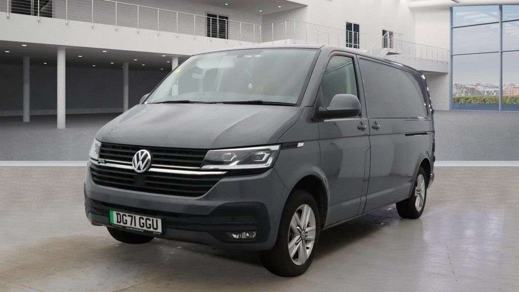 A 2021 VOLKSWAGEN E-TRANSPORTER Grey E 110 37.3kWh electric panel van, 10,600 miles, Automatic, A/C, 6.5in A 2021 VOLKSWAGEN E-TRANSPORTER Grey E 110 37.3kWh electric panel van, 10,600 miles, Automatic, A/C, 6.5in