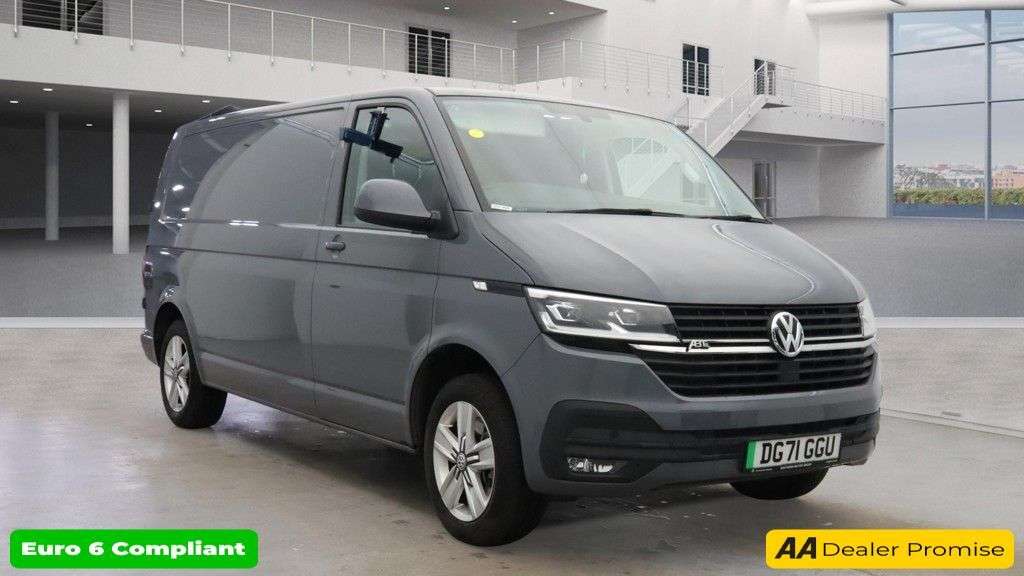 A 2021 VOLKSWAGEN E-TRANSPORTER Grey E 110 37.3kWh electric panel van, 10,600 miles, Automatic, A/C, 6.5in A 2021 VOLKSWAGEN E-TRANSPORTER Grey E 110 37.3kWh electric panel van, 10,600 miles, Automatic, A/C, 6.5in