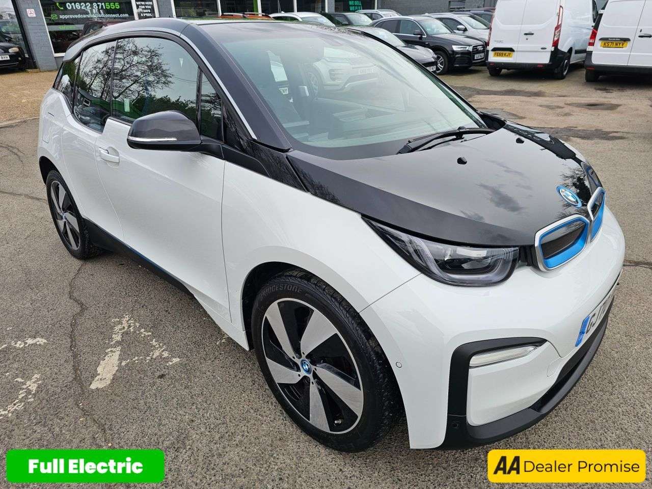 A 2020 BMW I3 White 42.2kWh electric hatchback, 22,729 miles, Automatic, Sat nav, Apple C A 2020 BMW I3 White 42.2kWh electric hatchback, 22,729 miles, Automatic, Sat nav, Apple C