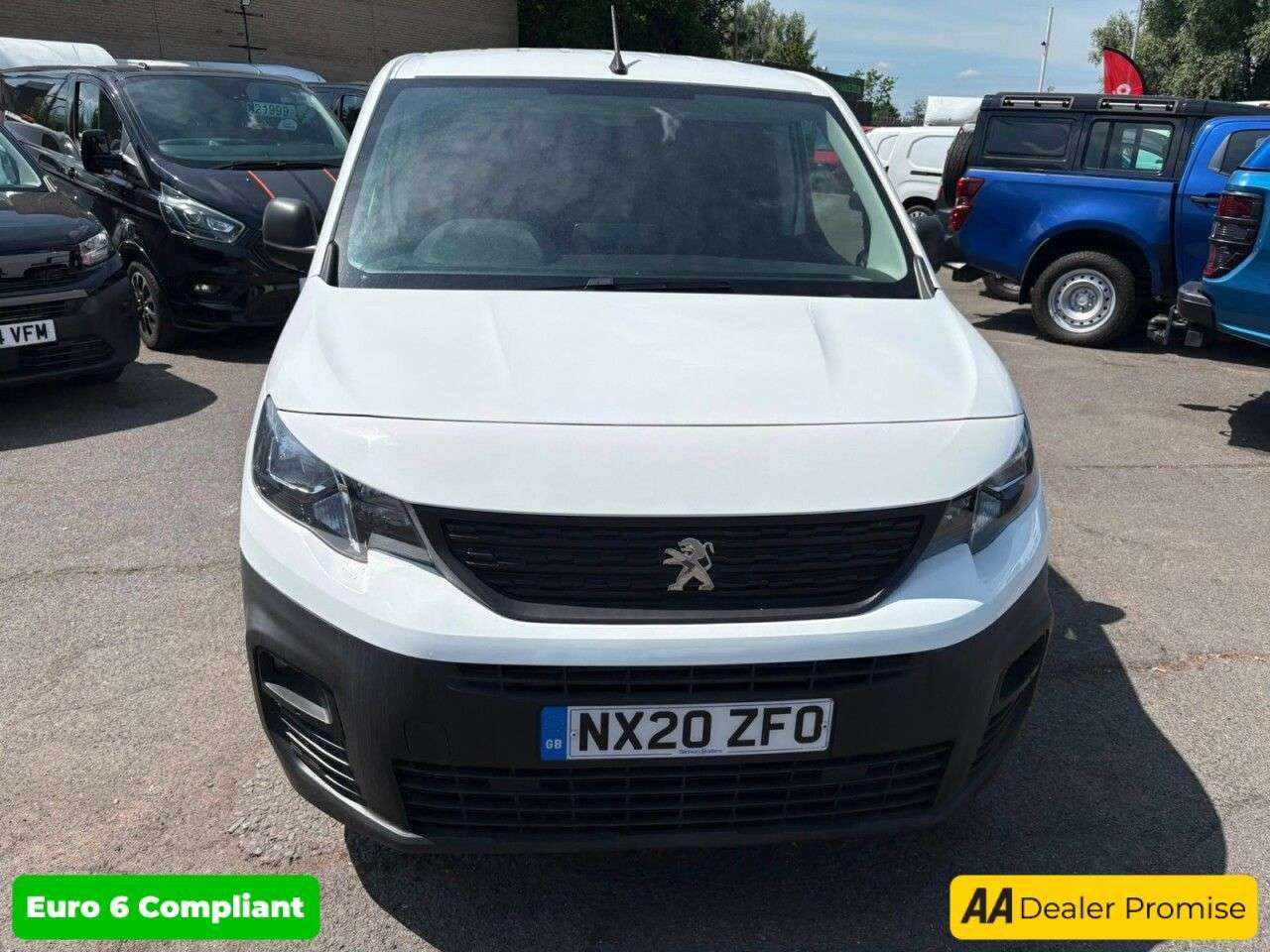 A 2020 PEUGEOT PARTNER White 1.5 BlueHDi Euro 6 panel van, 44,000 miles, ULEZ compliant, 5-Speed m A 2020 PEUGEOT PARTNER White 1.5 BlueHDi Euro 6 panel van, 44,000 miles, ULEZ compliant, 5-Speed m