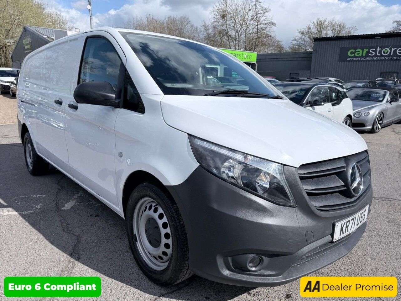 A 2021 MERCEDES-BENZ VITO White 2.0 116 CDI Progressive Euro 6 panel van, 55,000 miles, ULEZ complian A 2021 MERCEDES-BENZ VITO White 2.0 116 CDI Progressive Euro 6 panel van, 55,000 miles, ULEZ complian