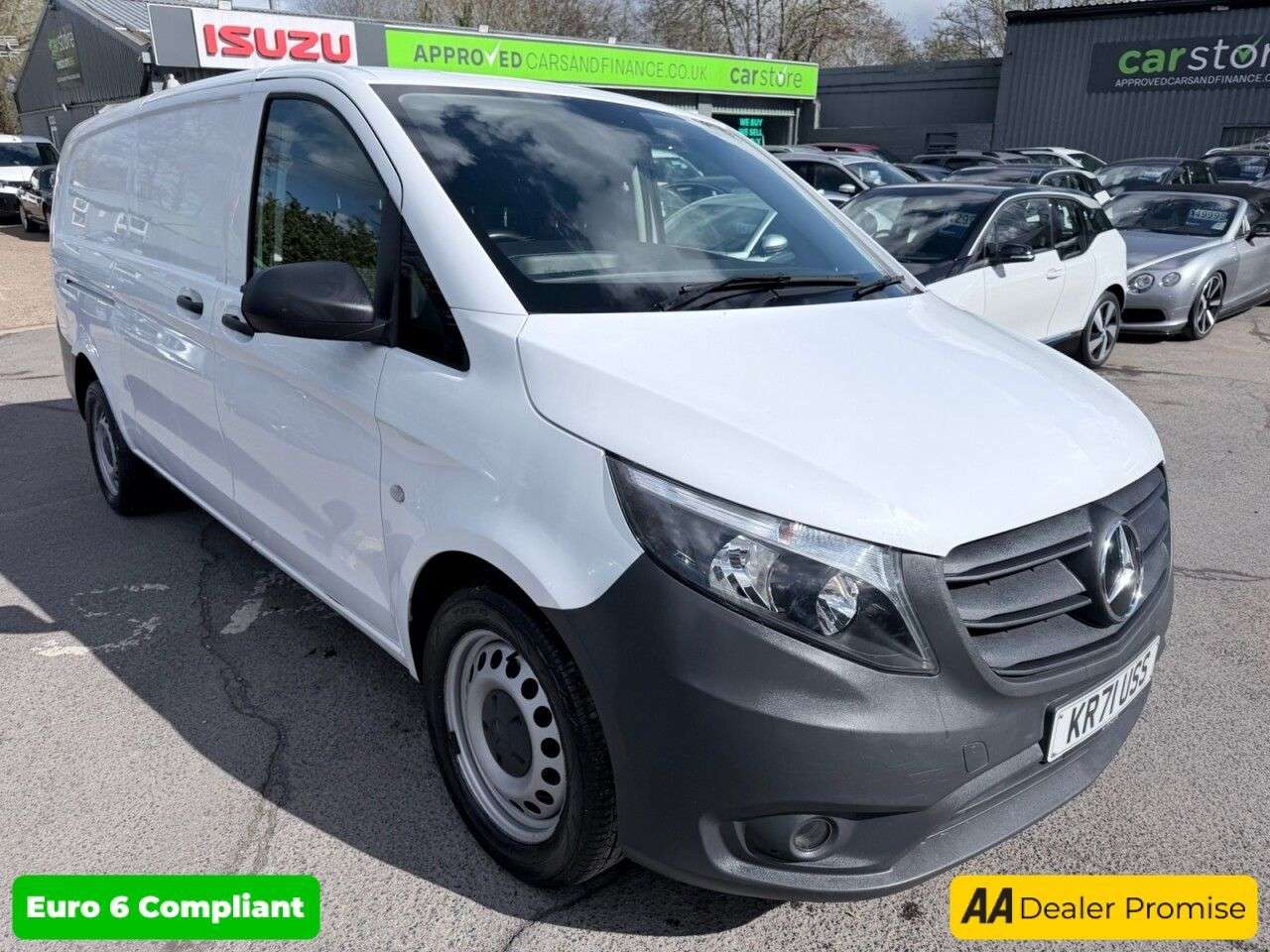 A 2021 MERCEDES-BENZ VITO White 2.0 116 CDI Progressive Euro 6 panel van, 55,000 miles, ULEZ complian A 2021 MERCEDES-BENZ VITO White 2.0 116 CDI Progressive Euro 6 panel van, 55,000 miles, ULEZ complian