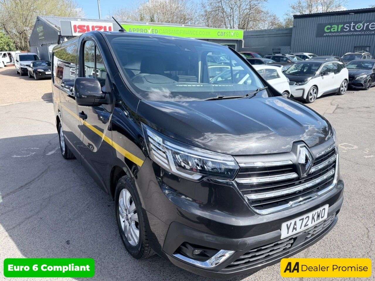 A 2023 RENAULT TRAFIC Black 2.0 dCi Blue SL28 Sport Euro 6 panel van, 64,500 miles, ULEZ complian A 2023 RENAULT TRAFIC Black 2.0 dCi Blue SL28 Sport Euro 6 panel van, 64,500 miles, ULEZ complian