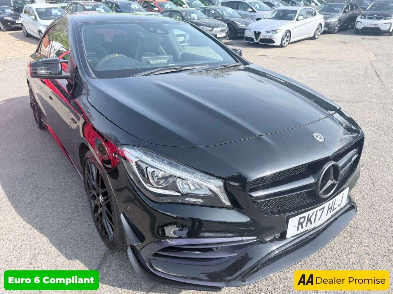 A 2017 MERCEDES-BENZ CLA Black 2.0 CLA45 AMG Yellow Night Edition, 57,000 miles, ULEZ compliant, Aut A 2017 MERCEDES-BENZ CLA Black 2.0 CLA45 AMG Yellow Night Edition, 57,000 miles, ULEZ compliant, Aut