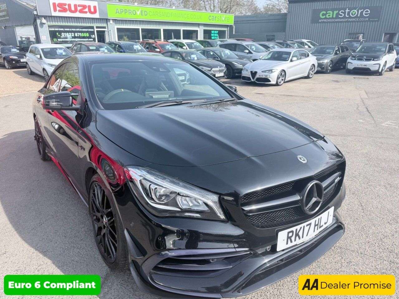 A 2017 MERCEDES-BENZ CLA Black 2.0 CLA45 AMG Yellow Night Edition, 57,000 miles, ULEZ compliant, Aut A 2017 MERCEDES-BENZ CLA Black 2.0 CLA45 AMG Yellow Night Edition, 57,000 miles, ULEZ compliant, Aut