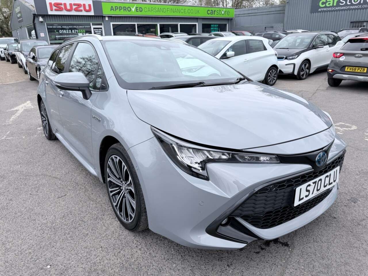A 2020 TOYOTA COROLLA Grey 2.0 VVT-h Design Touring Sports, 74,973 miles, ULEZ compliant, Hybrid A 2020 TOYOTA COROLLA Grey 2.0 VVT-h Design Touring Sports, 74,973 miles, ULEZ compliant, Hybrid