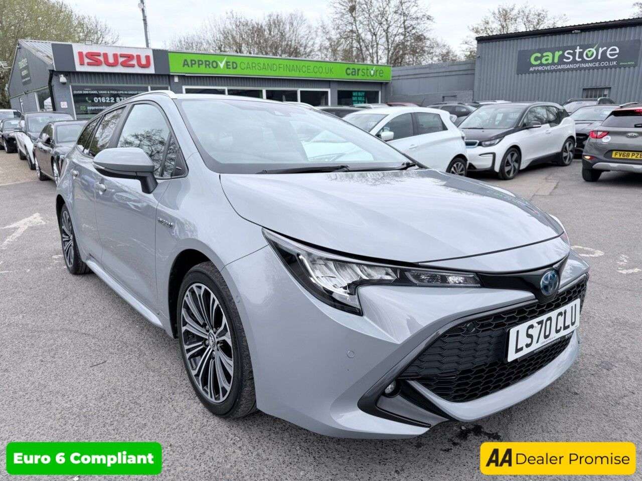 A 2020 TOYOTA COROLLA Grey 2.0 VVT-h Design Touring Sports, 74,973 miles, ULEZ compliant, Hybrid A 2020 TOYOTA COROLLA Grey 2.0 VVT-h Design Touring Sports, 74,973 miles, ULEZ compliant, Hybrid