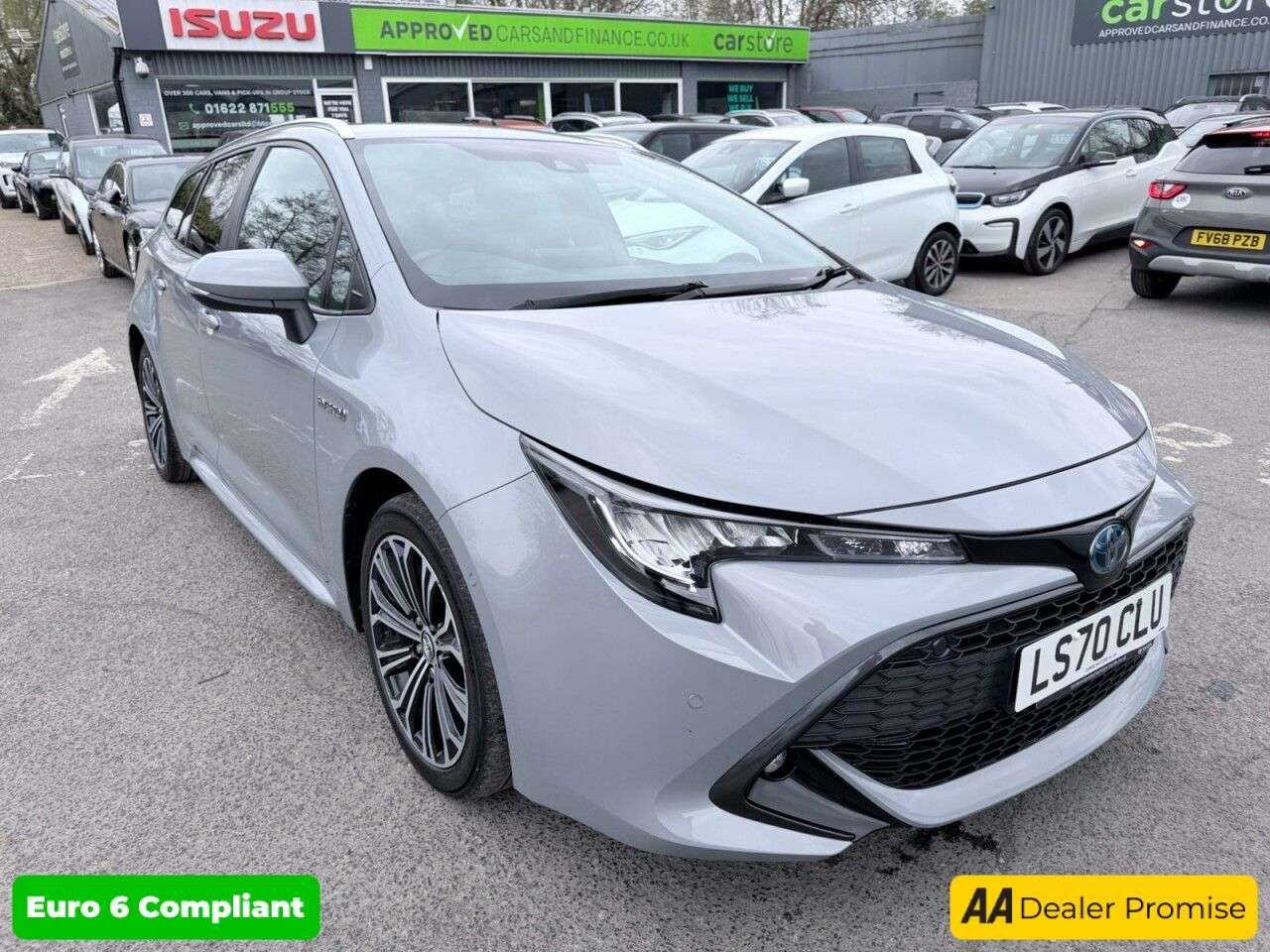 A 2020 TOYOTA COROLLA Grey 2.0 VVT-h Design Touring Sports, 74,973 miles, ULEZ compliant, Hybrid A 2020 TOYOTA COROLLA Grey 2.0 VVT-h Design Touring Sports, 74,973 miles, ULEZ compliant, Hybrid