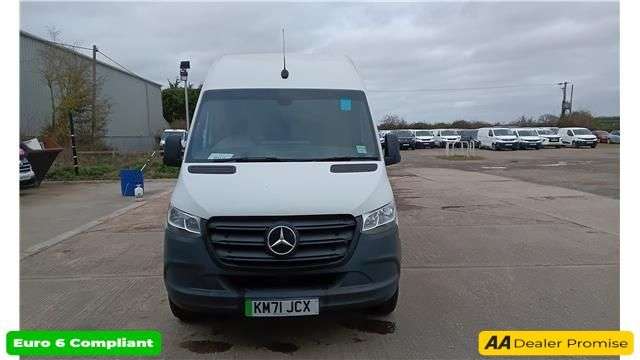 A 2021 MERCEDES-BENZ ESPRINTER White 55kWh Progressive electric panel van, 23,300 miles, Automatic, A/C, B A 2021 MERCEDES-BENZ ESPRINTER White 55kWh Progressive electric panel van, 23,300 miles, Automatic, A/C, B