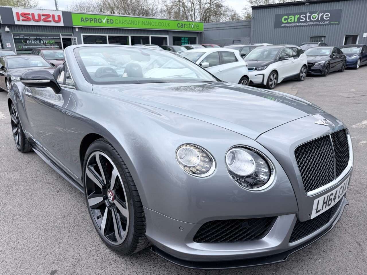 A 2014 BENTLEY CONTINENTAL Grey 4.0 V8 GT S convertible with only 25,350 miles, Auto 4WD, Full Bentley A 2014 BENTLEY CONTINENTAL Grey 4.0 V8 GT S convertible with only 25,350 miles, Auto 4WD, Full Bentley