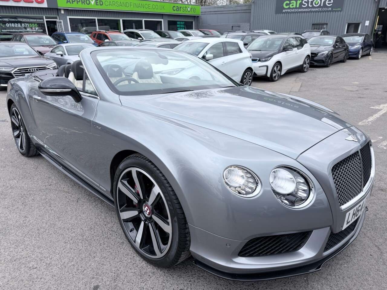 A 2014 BENTLEY CONTINENTAL Grey 4.0 V8 GT S convertible with only 25,350 miles, Auto 4WD, Full Bentley A 2014 BENTLEY CONTINENTAL Grey 4.0 V8 GT S convertible with only 25,350 miles, Auto 4WD, Full Bentley