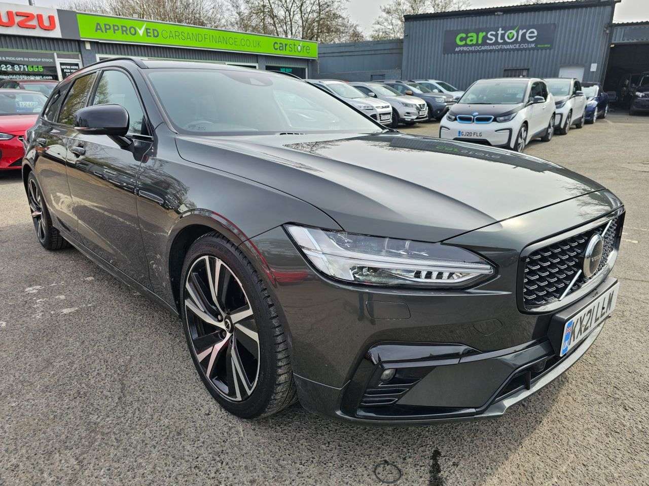 A 2021 VOLVO V90 Grey 2.0 B4 MHEV R-Design, 80,900 miles, ULEZ compliant, Automatic, Sat Nav A 2021 VOLVO V90 Grey 2.0 B4 MHEV R-Design, 80,900 miles, ULEZ compliant, Automatic, Sat Nav