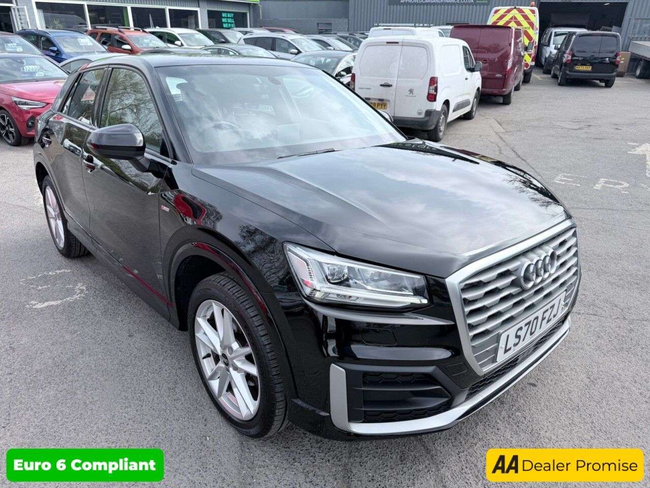 A 2020 AUDI Q2 Black 1.6 TDI S line Euro 6 SUV, 62,264 miles, Automatic S Tronic, Sat nav, A 2020 AUDI Q2 Black 1.6 TDI S line Euro 6 SUV, 62,264 miles, Automatic S Tronic, Sat nav,