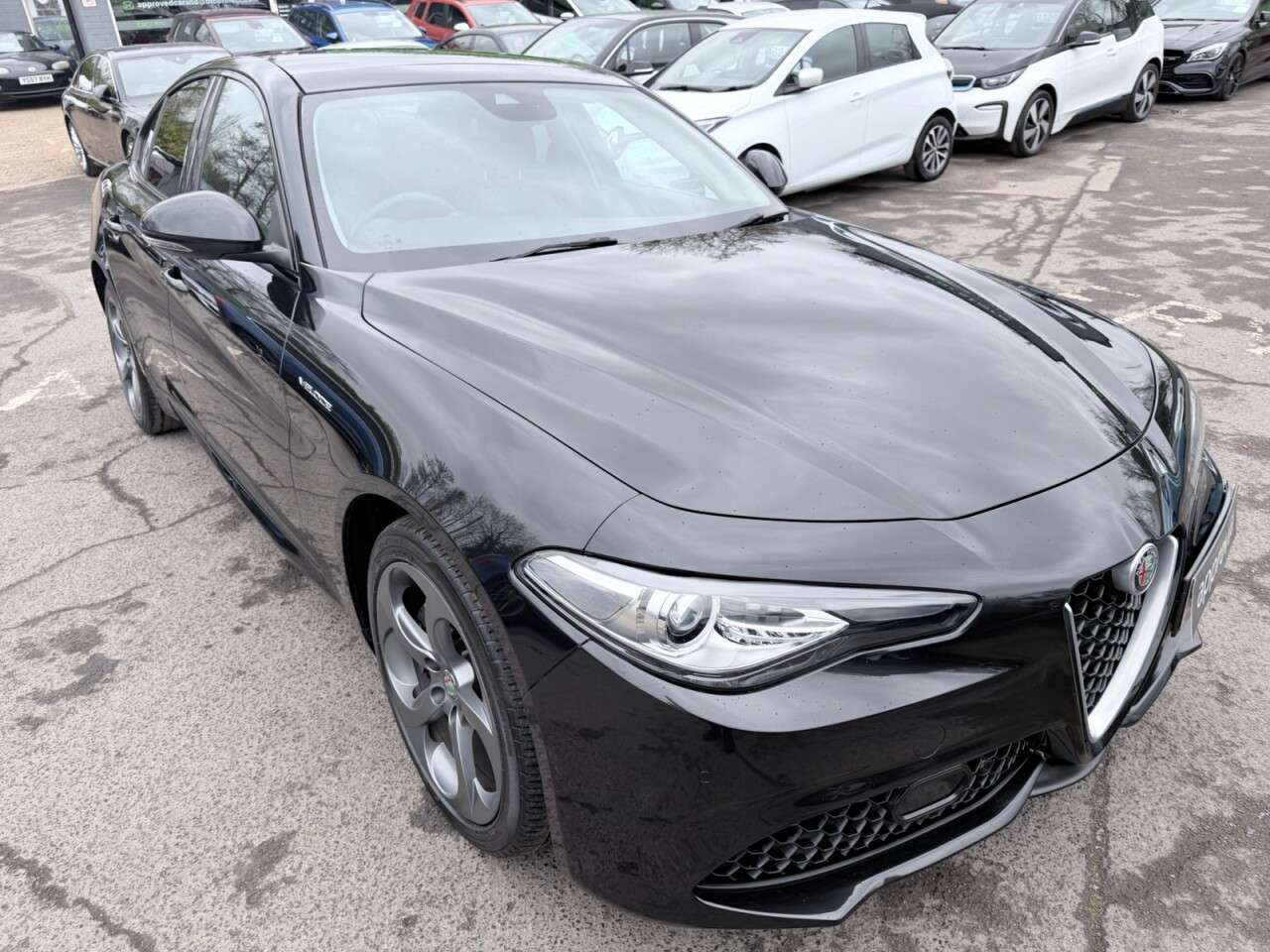 A 2019 ALFA ROMEO GIULIA Black 2.0T Veloce Euro 6 saloon, 51,416 miles, ULEZ compliant, Auto, Leathe A 2019 ALFA ROMEO GIULIA Black 2.0T Veloce Euro 6 saloon, 51,416 miles, ULEZ compliant, Auto, Leathe