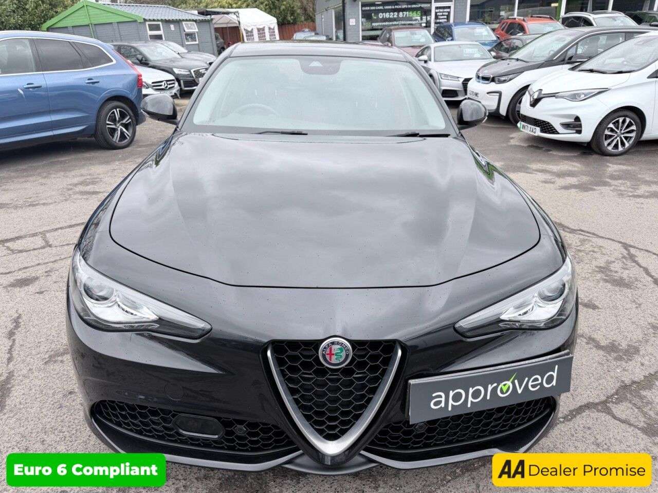 A 2019 ALFA ROMEO GIULIA Black 2.0T Veloce Euro 6 saloon, 51,416 miles, ULEZ compliant, Auto, Leathe A 2019 ALFA ROMEO GIULIA Black 2.0T Veloce Euro 6 saloon, 51,416 miles, ULEZ compliant, Auto, Leathe