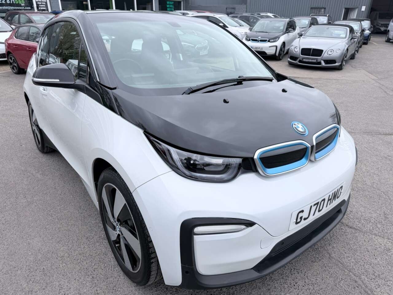 A 2020 BMW I3 White 42.2kWh electric hatchback, 25,450 miles, Automatic, 19in alloys, Car A 2020 BMW I3 White 42.2kWh electric hatchback, 25,450 miles, Automatic, 19in alloys, Car