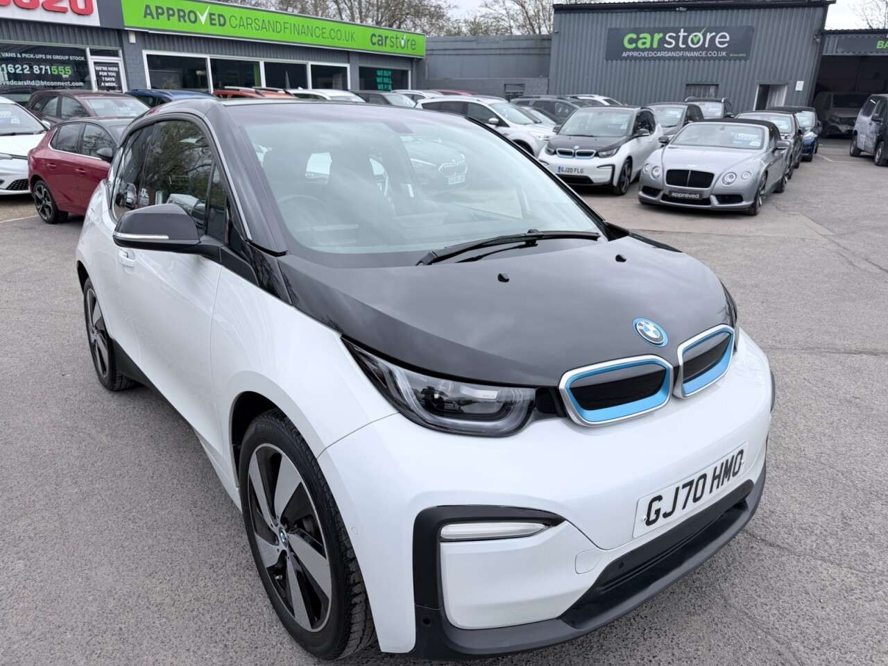 A 2020 BMW I3 White 42.2kWh electric hatchback, 25,450 miles, Automatic, 19in alloys, Car A 2020 BMW I3 White 42.2kWh electric hatchback, 25,450 miles, Automatic, 19in alloys, Car