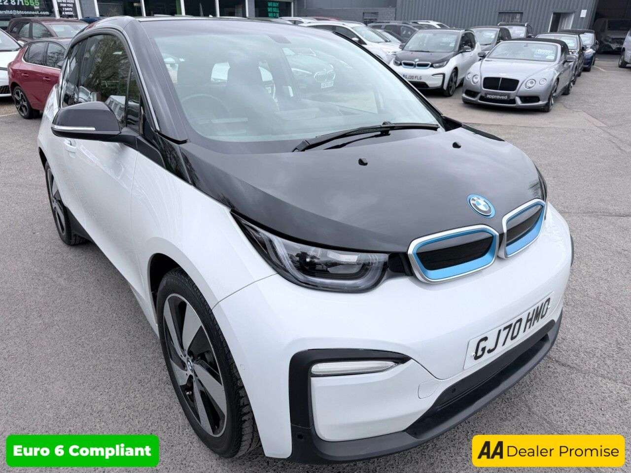 A 2020 BMW I3 White 42.2kWh electric hatchback, 25,450 miles, Automatic, 19in alloys, Car A 2020 BMW I3 White 42.2kWh electric hatchback, 25,450 miles, Automatic, 19in alloys, Car