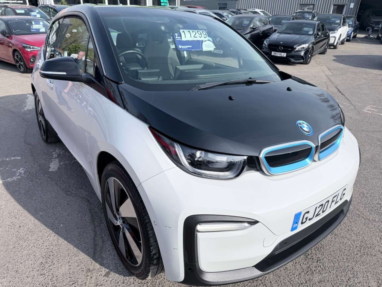 A 2020 BMW I3 White 42.2kWh electric hatchback, 41,850 miles, Automatic, 19in alloys, Car A 2020 BMW I3 White 42.2kWh electric hatchback, 41,850 miles, Automatic, 19in alloys, Car