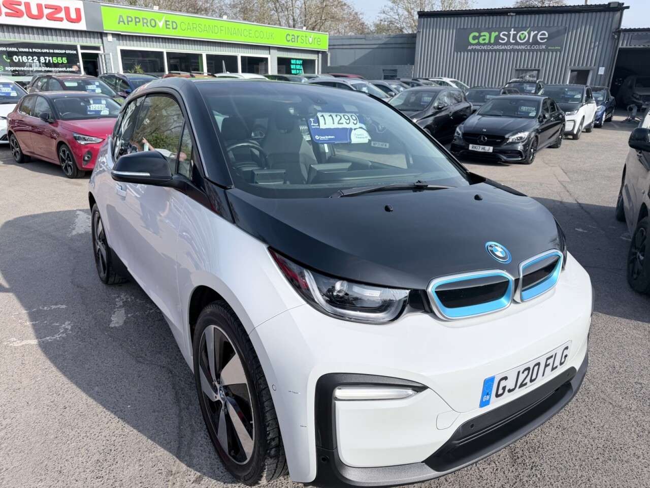 A 2020 BMW I3 White 42.2kWh electric hatchback, 41,850 miles, Automatic, 19in alloys, Car A 2020 BMW I3 White 42.2kWh electric hatchback, 41,850 miles, Automatic, 19in alloys, Car