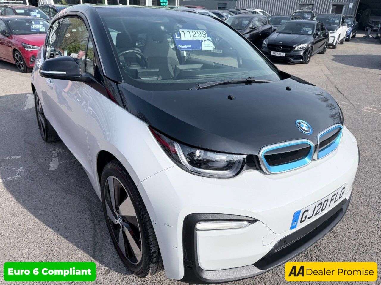 A 2020 BMW I3 White 42.2kWh electric hatchback, 41,850 miles, Automatic, 19in alloys, Car A 2020 BMW I3 White 42.2kWh electric hatchback, 41,850 miles, Automatic, 19in alloys, Car