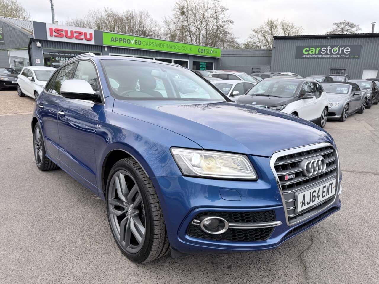 A 2015 AUDI SQ5 Blue 3.0 BiTDI V6 SUV, 61,000 miles, Automatic quattro, Full Audi History, A 2015 AUDI SQ5 Blue 3.0 BiTDI V6 SUV, 61,000 miles, Automatic quattro, Full Audi History,