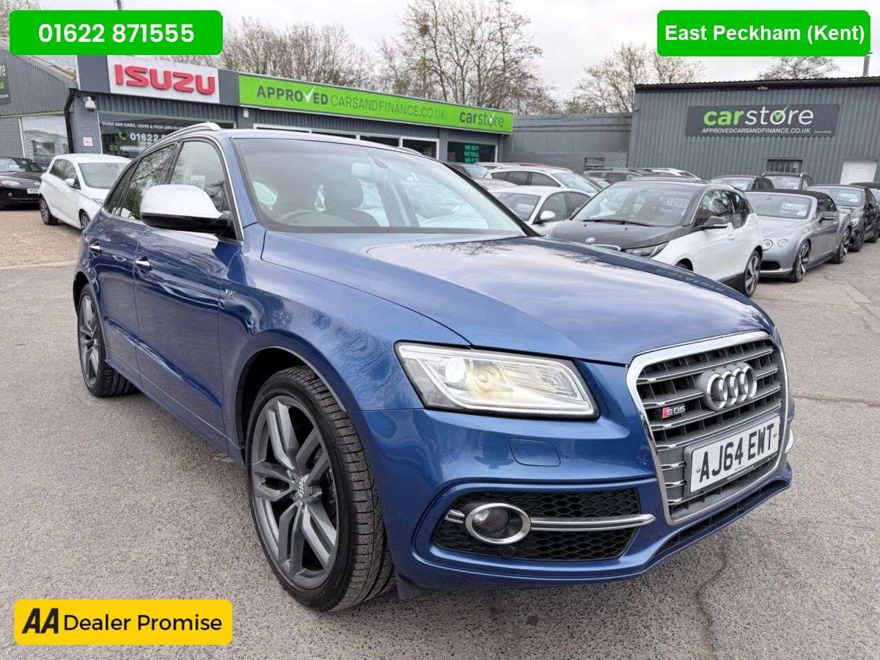 A 2015 AUDI SQ5 Blue 3.0 BiTDI V6 SUV, 61,000 miles, Automatic quattro, Full Audi History, A 2015 AUDI SQ5 Blue 3.0 BiTDI V6 SUV, 61,000 miles, Automatic quattro, Full Audi History,