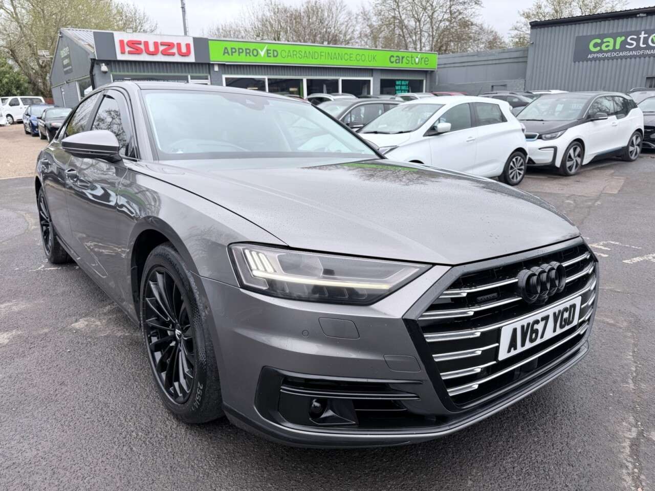 A 2017 AUDI A8 Grey 3.0 TDI V6 50 Euro 6 saloon, 80,432 miles, ULEZ, Automatic Quattro, Fu A 2017 AUDI A8 Grey 3.0 TDI V6 50 Euro 6 saloon, 80,432 miles, ULEZ, Automatic Quattro, Fu