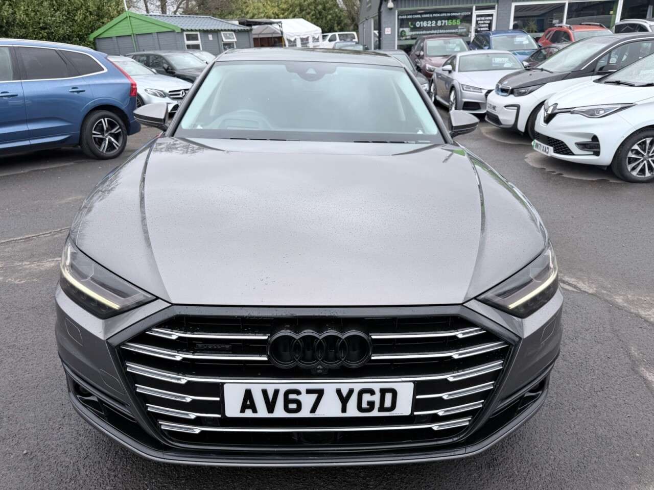A 2017 AUDI A8 Grey 3.0 TDI V6 50 Euro 6 saloon, 80,432 miles, ULEZ, Automatic Quattro, Fu A 2017 AUDI A8 Grey 3.0 TDI V6 50 Euro 6 saloon, 80,432 miles, ULEZ, Automatic Quattro, Fu