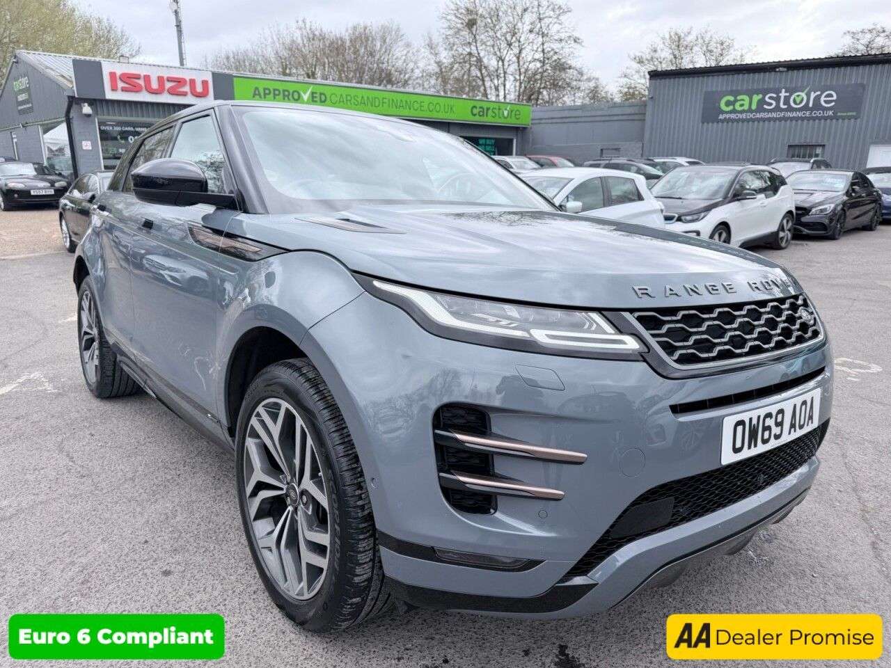 A 2020 LAND ROVER RANGE ROVER EVOQUE Grey 2.0 D180 First Edition Euro 6 SUV, 31,800 miles, ULEZ compliant, Autom A 2020 LAND ROVER RANGE ROVER EVOQUE Grey 2.0 D180 First Edition Euro 6 SUV, 31,800 miles, ULEZ compliant, Autom