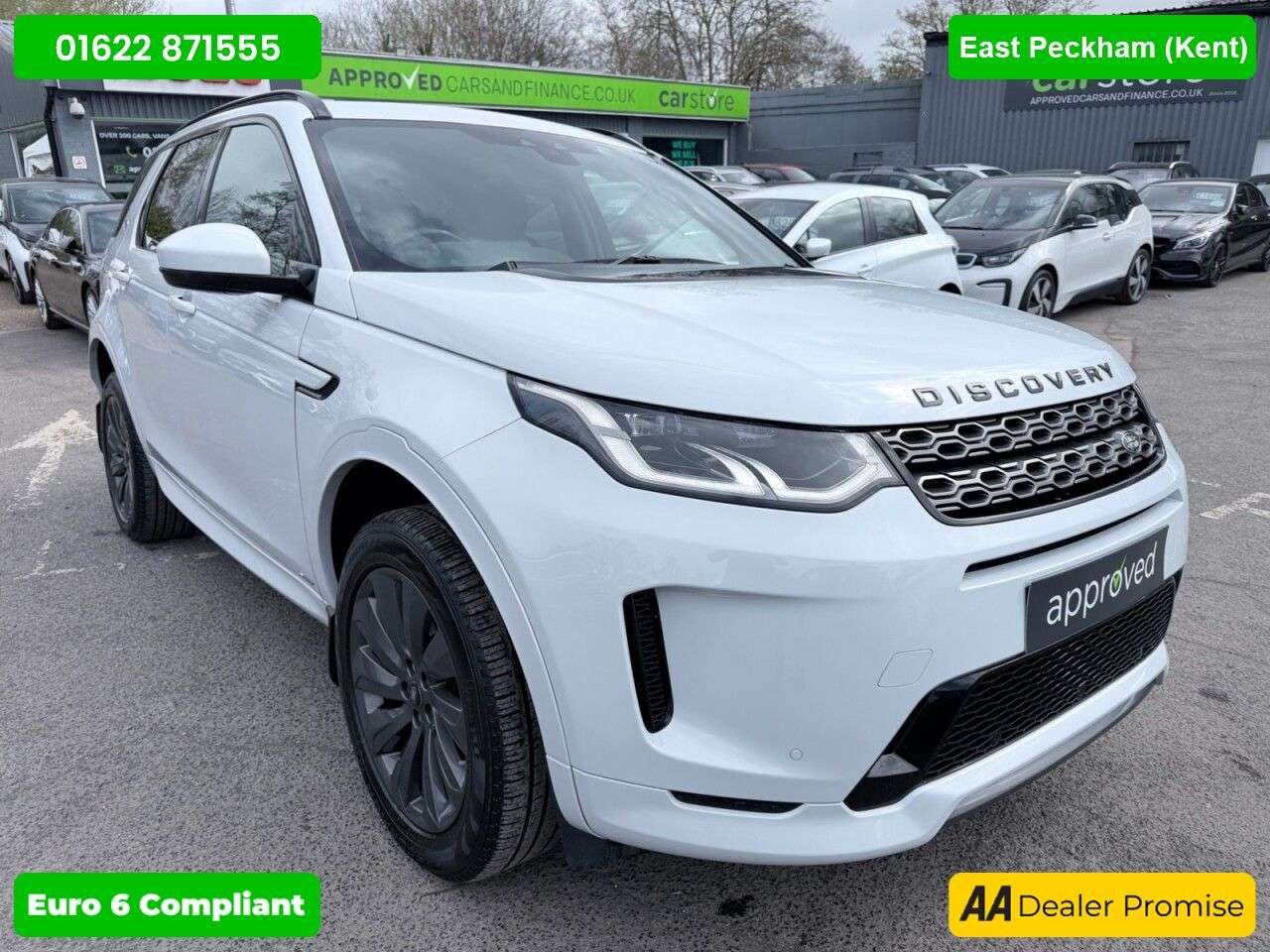 A 2019 LAND ROVER DISCOVERY SPORT White 2.0 D180 MHEV R-Dynamic SE Euro 6 , 38,340 miles, ULEZ compliant, Aut A 2019 LAND ROVER DISCOVERY SPORT White 2.0 D180 MHEV R-Dynamic SE Euro 6 , 38,340 miles, ULEZ compliant, Aut