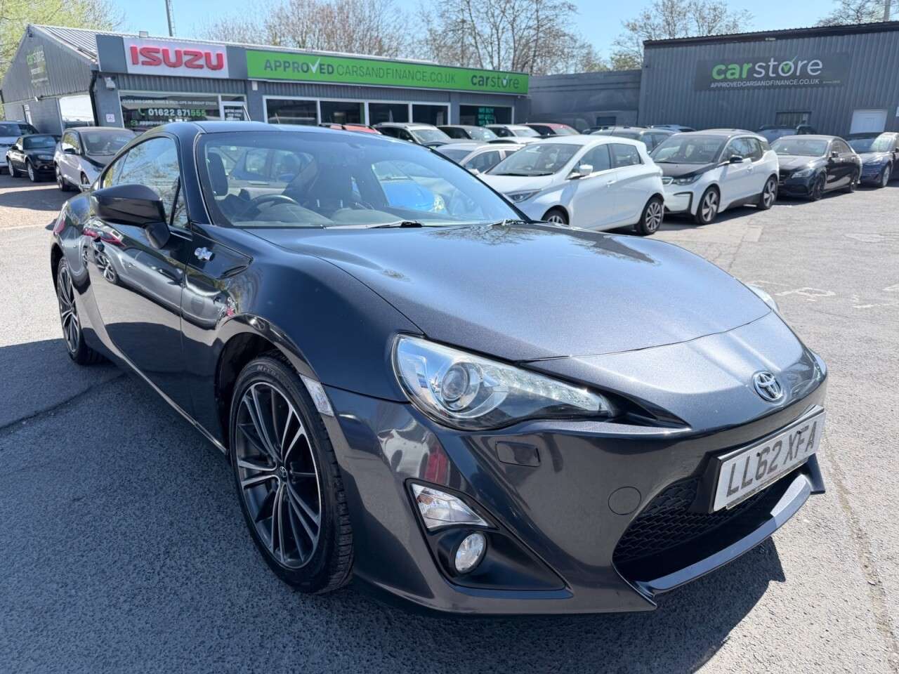A 2012 TOYOTA GT86 Grey 2.0 Boxer D-4S coupe, 73,000 miles, ULEZ compliant, Automatic, 17in Al A 2012 TOYOTA GT86 Grey 2.0 Boxer D-4S coupe, 73,000 miles, ULEZ compliant, Automatic, 17in Al