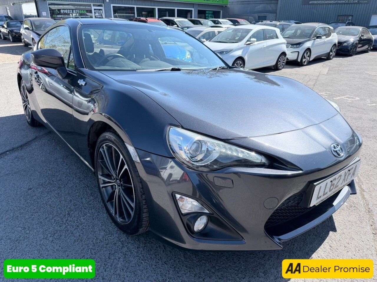 A 2012 TOYOTA GT86 Grey 2.0 Boxer D-4S coupe, 73,000 miles, ULEZ compliant, Automatic, 17in Al A 2012 TOYOTA GT86 Grey 2.0 Boxer D-4S coupe, 73,000 miles, ULEZ compliant, Automatic, 17in Al