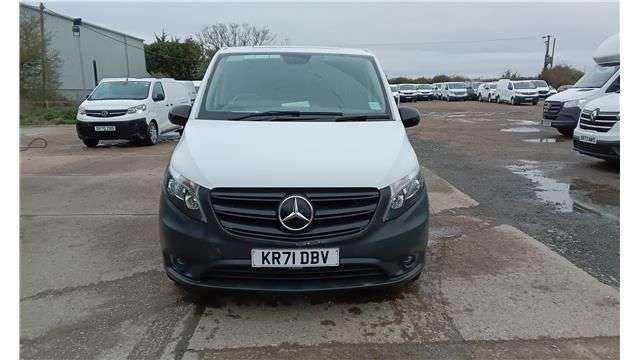 A 2021 MERCEDES-BENZ VITO White 2.0 116 CDI Progressive Euro 6 panel van, 35,900 miles, ULEZ complian A 2021 MERCEDES-BENZ VITO White 2.0 116 CDI Progressive Euro 6 panel van, 35,900 miles, ULEZ complian
