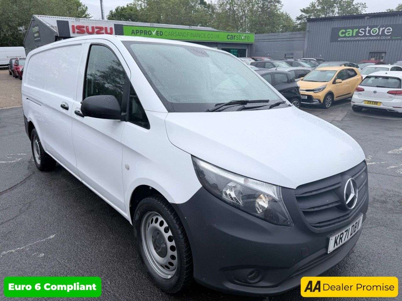 A 2021 MERCEDES-BENZ VITO White 2.0 116 CDI Progressive Euro 6 panel van, 35,900 miles, ULEZ complian A 2021 MERCEDES-BENZ VITO White 2.0 116 CDI Progressive Euro 6 panel van, 35,900 miles, ULEZ complian