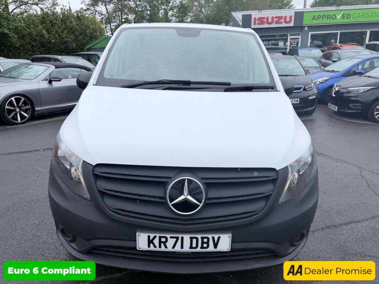 A 2021 MERCEDES-BENZ VITO White 2.0 116 CDI Progressive Euro 6 panel van, 35,900 miles, ULEZ complian A 2021 MERCEDES-BENZ VITO White 2.0 116 CDI Progressive Euro 6 panel van, 35,900 miles, ULEZ complian