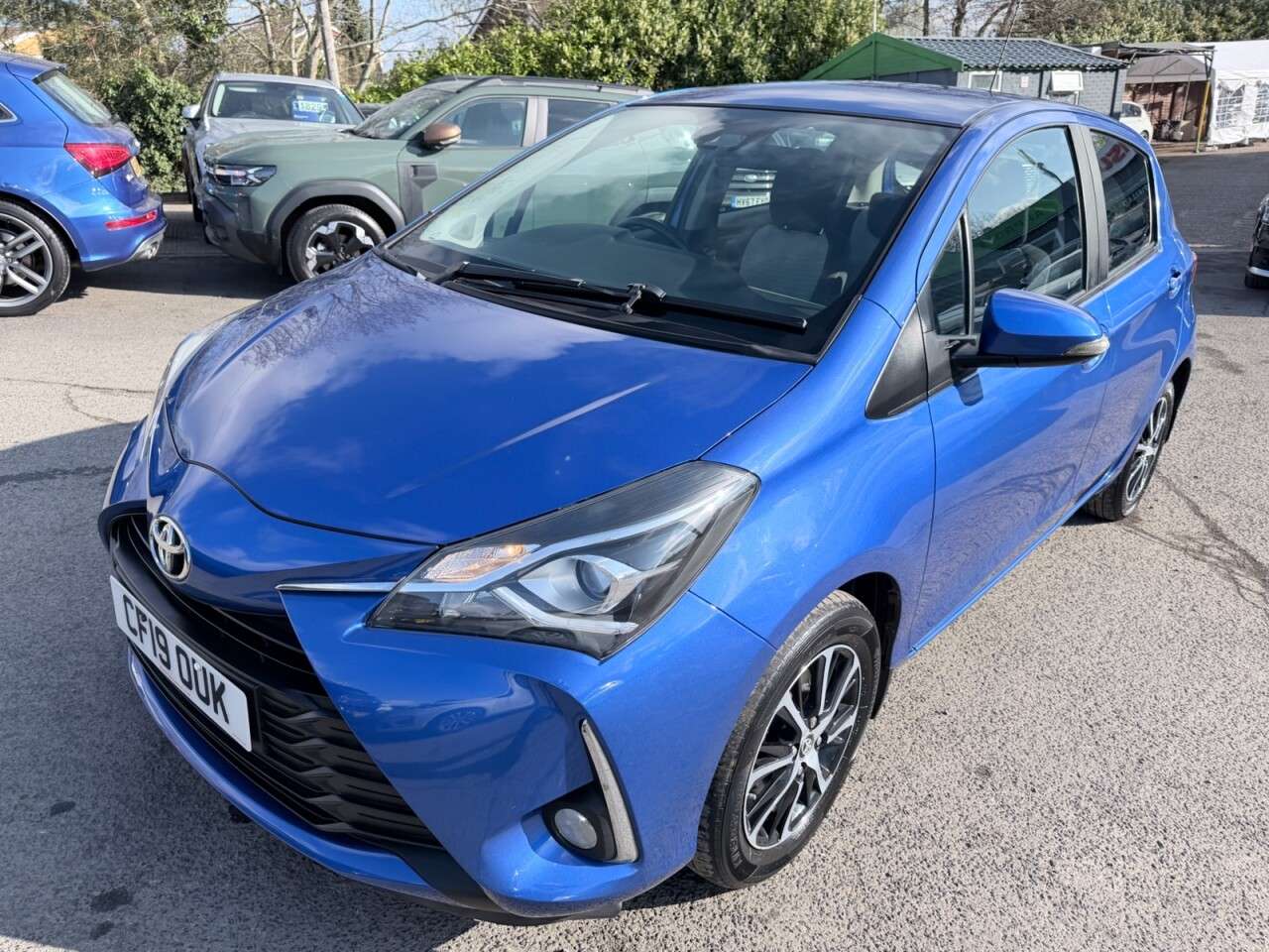 A 2019 TOYOTA YARIS Blue 1.5 VVT-i Icon Tech Euro 6 hatchback, 64,700 miles, ULEZ compliant, 6- A 2019 TOYOTA YARIS Blue 1.5 VVT-i Icon Tech Euro 6 hatchback, 64,700 miles, ULEZ compliant, 6-