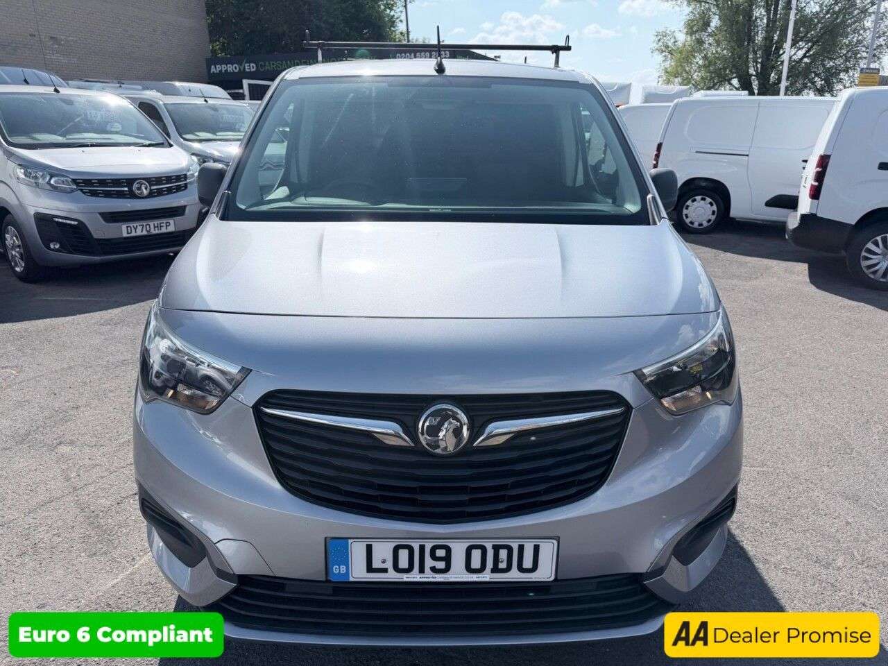 A 2019 VAUXHALL COMBO Grey 1.6 Turbo D 2000 Sportive panel van, 72,000 miles, ULEZ compliant, 5-S A 2019 VAUXHALL COMBO Grey 1.6 Turbo D 2000 Sportive panel van, 72,000 miles, ULEZ compliant, 5-S