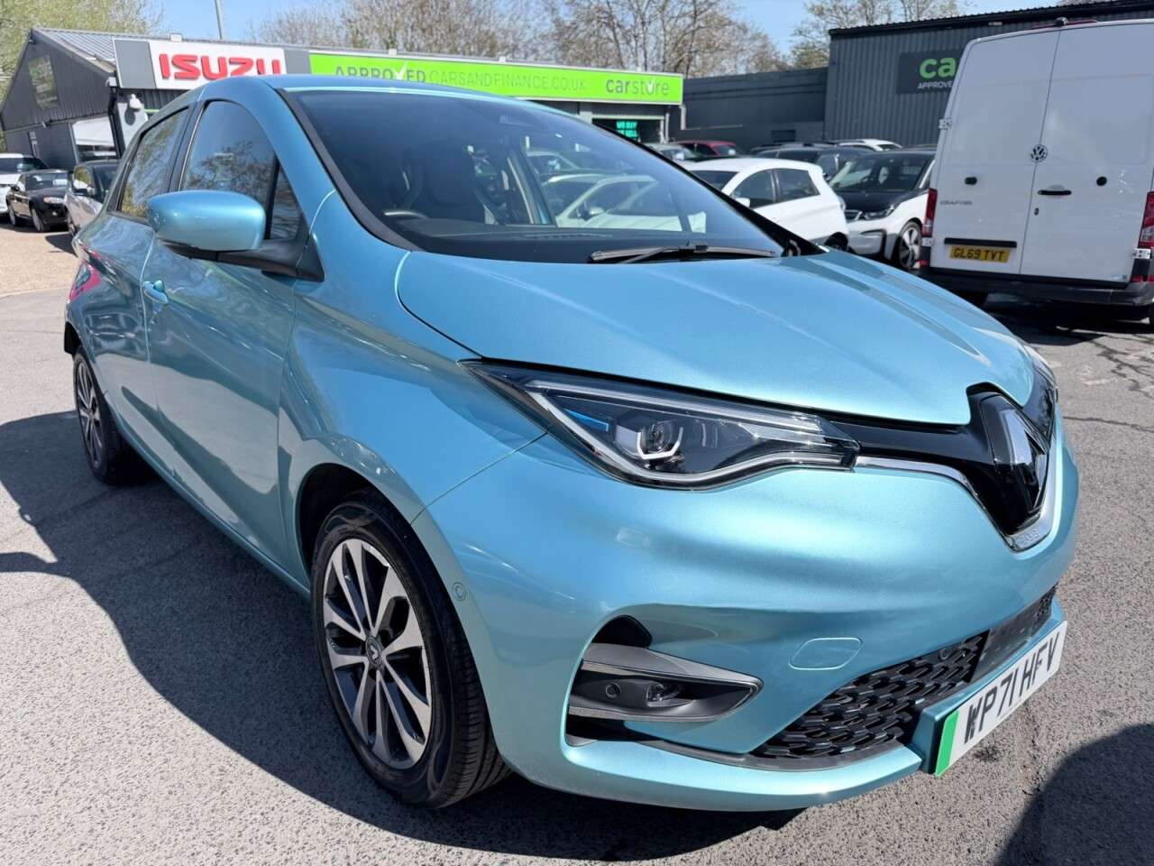 A 2021 RENAULT ZOE Blue R135 EV50 GT Line electric hatchback, 29,700 miles, Automatic, Part le A 2021 RENAULT ZOE Blue R135 EV50 GT Line electric hatchback, 29,700 miles, Automatic, Part le