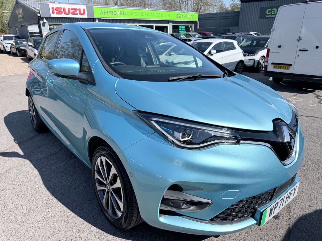 A 2021 RENAULT ZOE Blue R135 EV50 GT Line electric hatchback, 29,700 miles, Automatic, Part le A 2021 RENAULT ZOE Blue R135 EV50 GT Line electric hatchback, 29,700 miles, Automatic, Part le