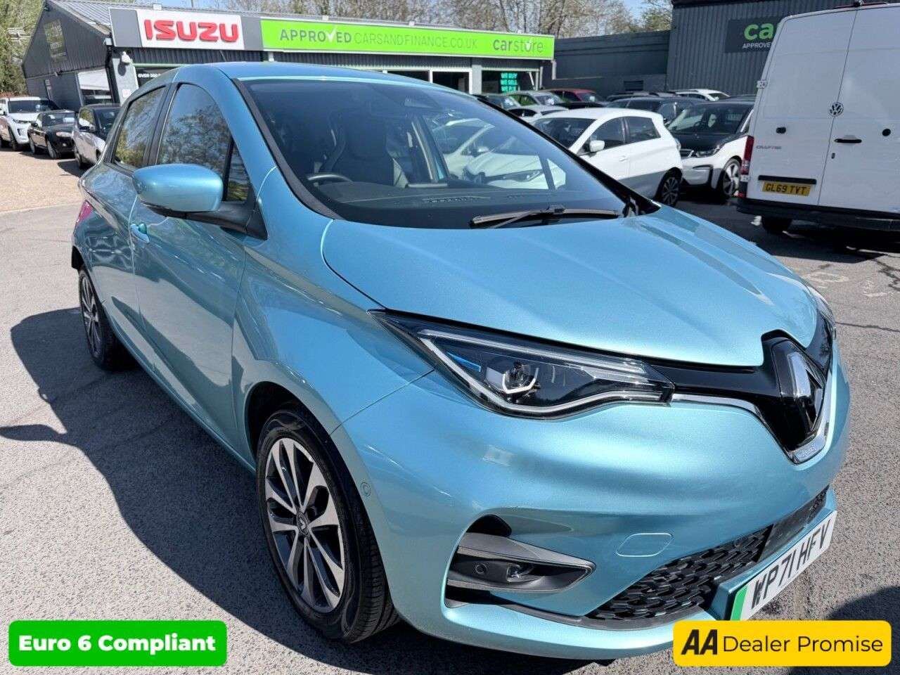 A 2021 RENAULT ZOE Blue R135 EV50 GT Line electric hatchback, 29,700 miles, Automatic, Part le A 2021 RENAULT ZOE Blue R135 EV50 GT Line electric hatchback, 29,700 miles, Automatic, Part le