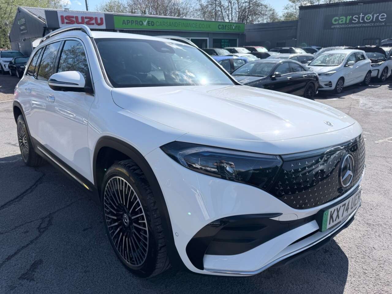 A 2024 MERCEDES-BENZ EQB White EQB 250+ AMG Line Electric SUV, 14,500 miles, Automatic, 20in alloys, A 2024 MERCEDES-BENZ EQB White EQB 250+ AMG Line Electric SUV, 14,500 miles, Automatic, 20in alloys,