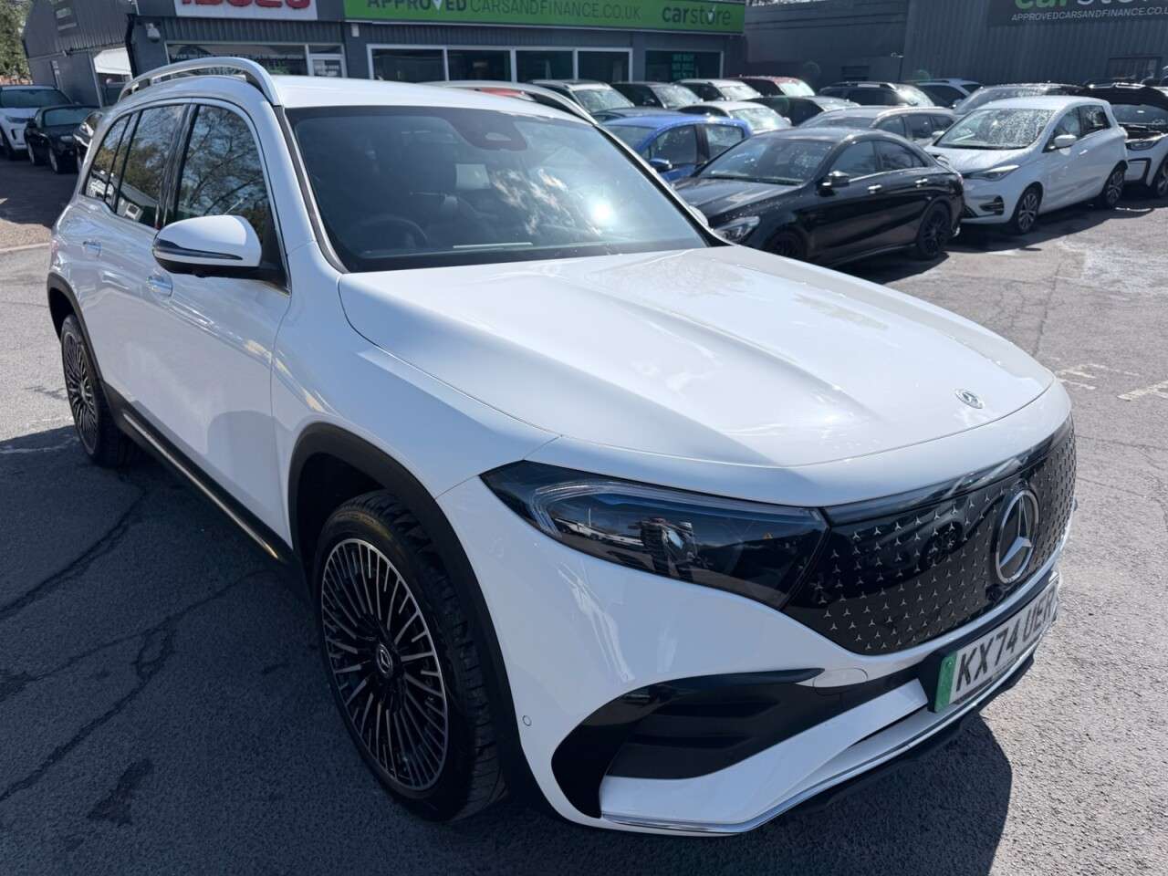 A 2024 MERCEDES-BENZ EQB White EQB 250+ AMG Line Electric SUV, 14,500 miles, Automatic, 20in alloys, A 2024 MERCEDES-BENZ EQB White EQB 250+ AMG Line Electric SUV, 14,500 miles, Automatic, 20in alloys,
