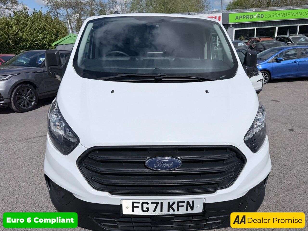 A 2022 FORD TRANSIT CUSTOM White 2.0 340 EcoBlue Euro 6 panel van, 45,100 miles, ULEZ compliant, 6-spe A 2022 FORD TRANSIT CUSTOM White 2.0 340 EcoBlue Euro 6 panel van, 45,100 miles, ULEZ compliant, 6-spe