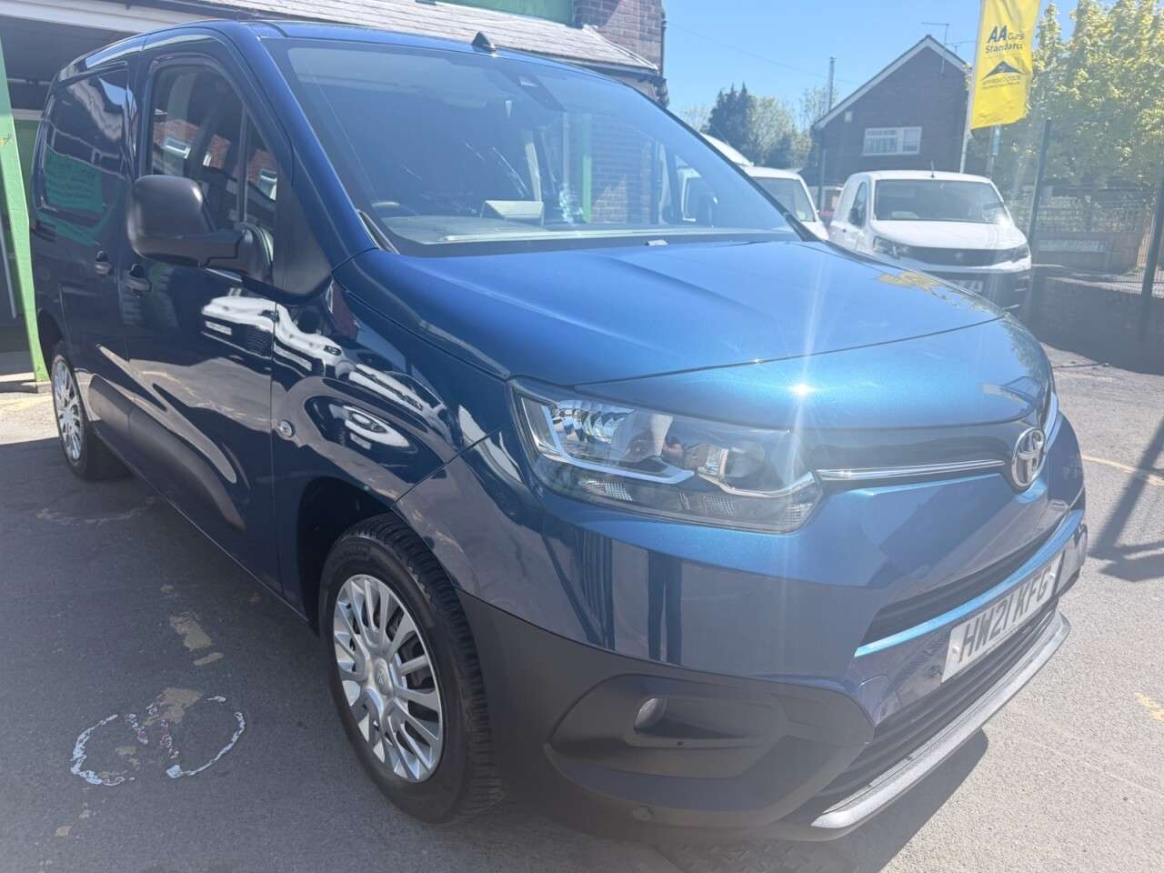 A 2021 TOYOTA PROACE CITY Blue 1.5 BlueHDi Icon panel van 68,700 miles, Euro 6, 5-Speed manual, A/C, A 2021 TOYOTA PROACE CITY Blue 1.5 BlueHDi Icon panel van 68,700 miles, Euro 6, 5-Speed manual, A/C,