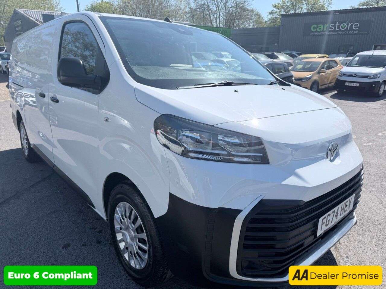 A 2024 TOYOTA PROACE White 2.0D Icon LWB panel van, 9,900 miles, Euro 6, 6-Speed manual, A/C, Sa A 2024 TOYOTA PROACE White 2.0D Icon LWB panel van, 9,900 miles, Euro 6, 6-Speed manual, A/C, Sa