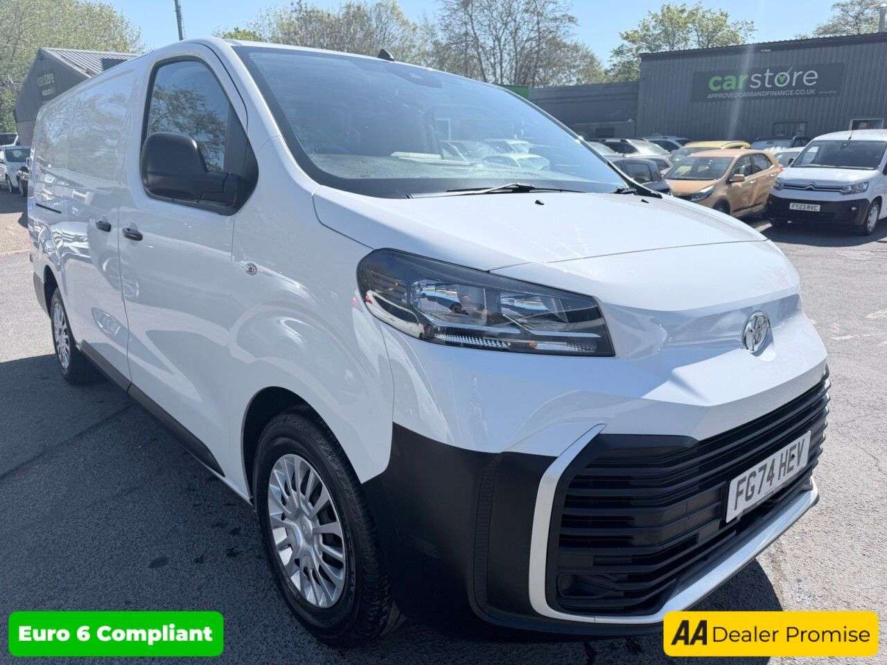A 2024 TOYOTA PROACE White 2.0D Icon LWB panel van, 9,900 miles, Euro 6, 6-Speed manual, A/C, Sa A 2024 TOYOTA PROACE White 2.0D Icon LWB panel van, 9,900 miles, Euro 6, 6-Speed manual, A/C, Sa