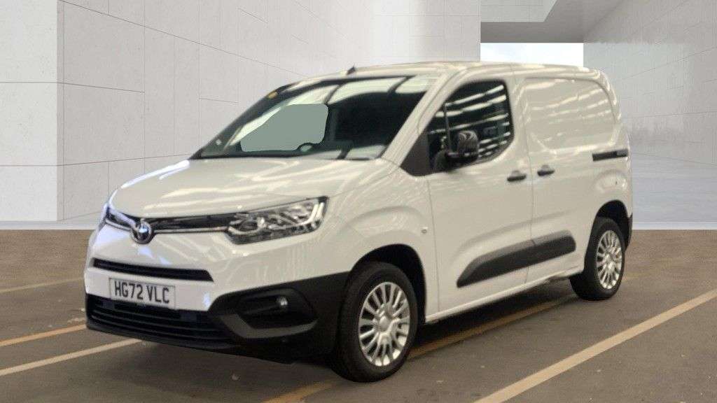 A 2023 TOYOTA PROACE CITY White 1.5 BlueHDi Icon panel van, 23,600 miles, Euro 6, 6-speed manual, 8in A 2023 TOYOTA PROACE CITY White 1.5 BlueHDi Icon panel van, 23,600 miles, Euro 6, 6-speed manual, 8in